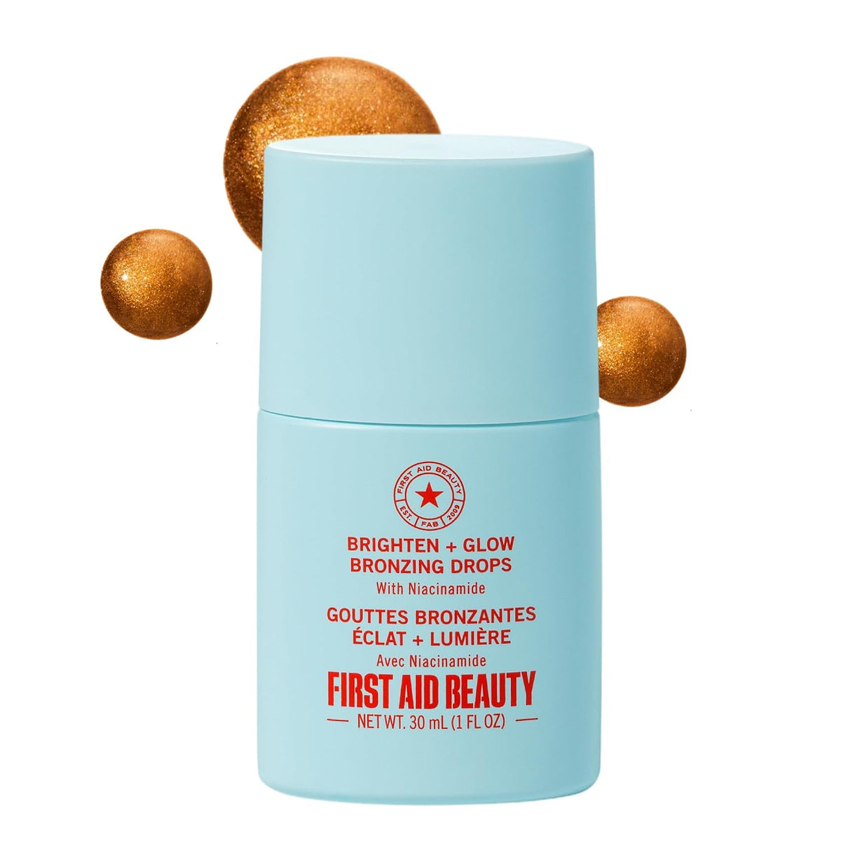 First Aid Beauty Brighten + Glow Bronzing Drops, 5% Niacinamide, 1 oz