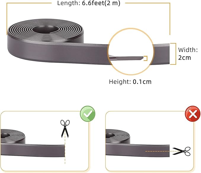 Tikom Boundary Stripes for Robot Vacuum G8000 Max, G8000 and G8000 Pro 6.6ft*2 (2m*2)