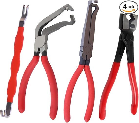 Automotive Electrical Disconnect Pliers Kit 4PC Connector Removal Tool