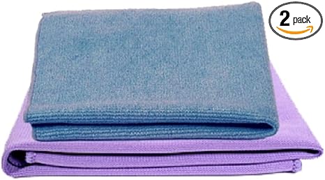 Norwex Basic Package - Microfiber Antibacterial - Glass Window Cleaning Cloth and Household Enviro Dusting Cloth (Blue e
