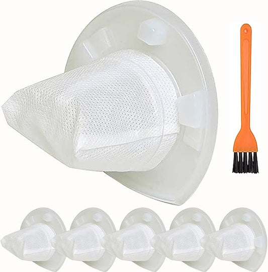 6 Pack Replacement Filter for Black & Decker Dustbuster AdvancedClean Cordless Handheld Vacuum VF110 CHV1410L CHV1410 CHV9610 CHV1210 CHV1510 CHV1410B Dust Buster Compact Hand VAC BDH2000L 90558113-01