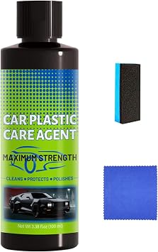 Plastic Restorer for Car Plastic Care Agent kit, Automotive Exterior and Interior Trim Scratch Remover Kit, Bring Plasti