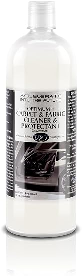 Optimum Fabric Clean and Protect - Car Seat Stain Remover and Carpet Cleaner for Auto Detailing, Cleans and Protects Tex