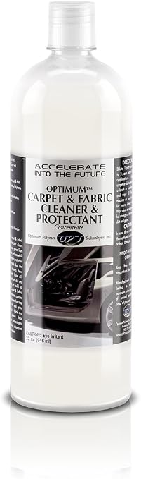 Optimum Fabric Clean and Protect - Car Seat Stain Remover and Carpet Cleaner for Auto Detailing, Cleans and Protects Tex