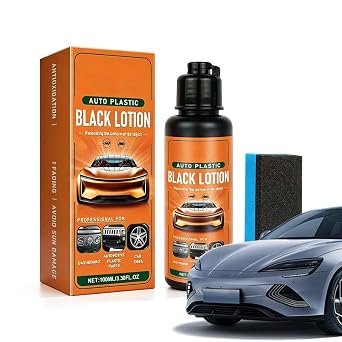Auto Plastic Restorer Kit, 2026 New Car Plastic Restorer, Automotive Black Lotion for Dashboard, Multi Functional Dashbo
