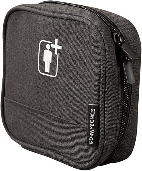 ROWNYEON Empty First Aid Kit Bag - Portable Medical Organizer Pouch for Emergency Supplies, Travel, Home and Car (No Med