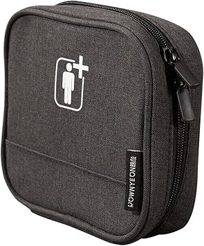 ROWNYEON Empty First Aid Kit Bag - Portable Medical Organizer Pouch for Emergency Supplies, Travel, Home and Car (No Med