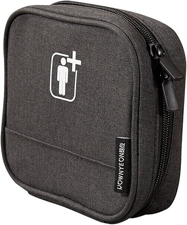 ROWNYEON Empty First Aid Kit Bag - Portable Medical Organizer Pouch for Emergency Supplies, Travel, Home and Car (No Med