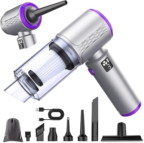 Hayousui 16KPa Handheld Car Vacuum Cleaner Cordless with LCD Screen - Cleanova