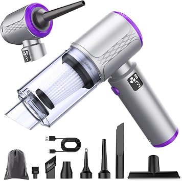 Hayousui 16KPa Handheld Car Vacuum Cleaner Cordless with LCD Screen