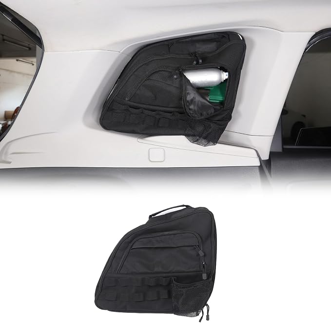 Rear Trunk Storage Organizer Box Compatible with Subaru Forester 2013-2018, Rear Left Window Storage Bag, Car Interior A