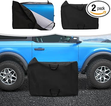 Linskip Door Storage Bags Compatible with 2 Door Ford Bronco 2021-2026+, Durable, Waterproof & Reinforced Handles, 2 Doo