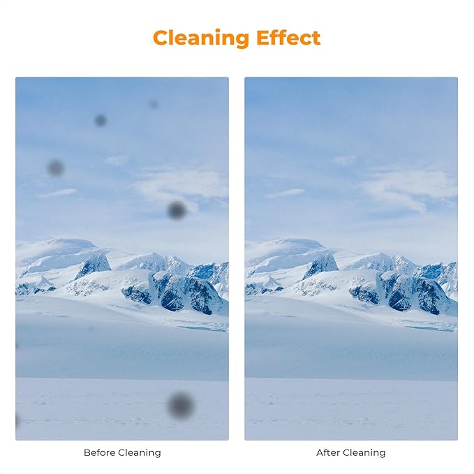 K&F Concept Multifunctional Lens Cleaning Kit, Aluminium Alloy Lens Cleaning Pen*1 + Airpods Cleaning Stripper*3 + Flocking Sponge*3 for Bluetooth Earphones Case, Camera Lens, Optical Lens, Glasses