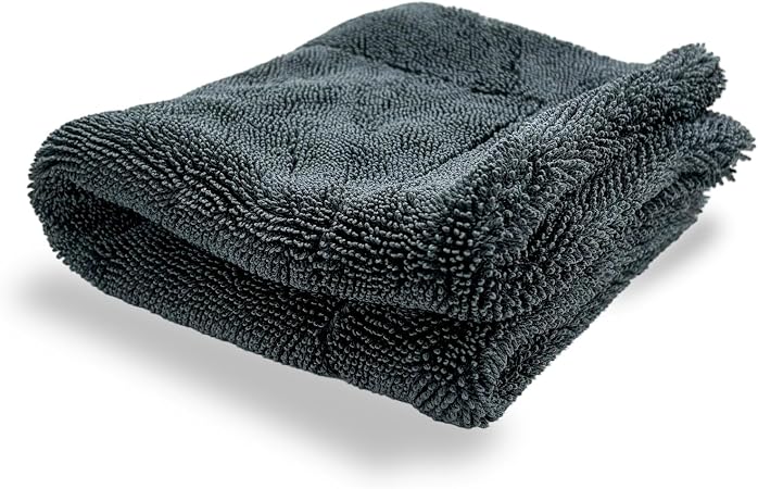Microfiber Towels for Cars, 1200 GSM Ultra Thick 12.2"x12.2" Soft Car Detailing Drying Towel, Super Absorbent Double Twi