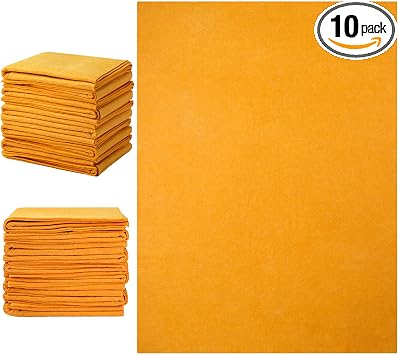 10 Pack 20" x 27" Shammy Cloths Absorbent Chamois Towel