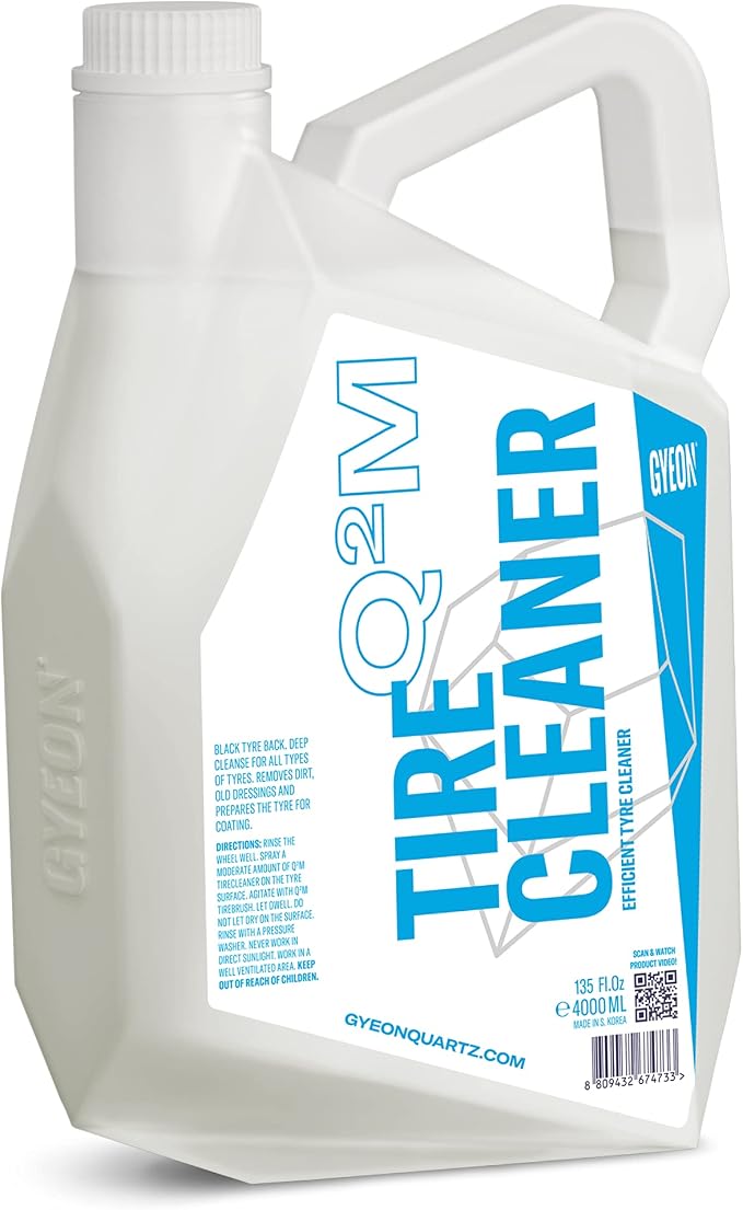 Gyeon Tire Cleaner Advanced Rubber Cleaner and Degreaser for Tires 4000ml