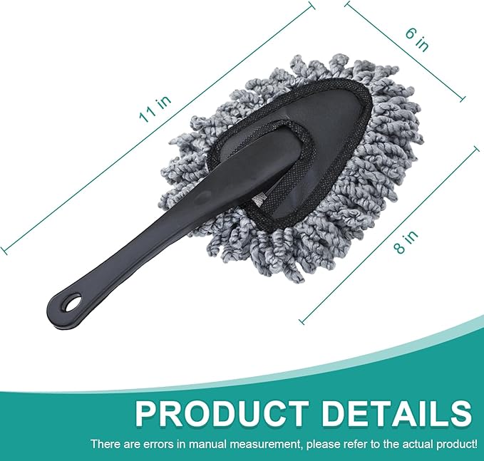 2 Pcs Super Soft Microfiber Duster Brush, Car Dash Cleaner, Cleaning Brush, Dusting Tool, Cleaning Tools for Car Cleaning, Home Kitchen, Computer