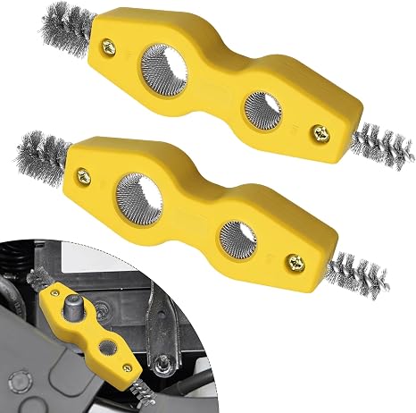 4 in 1 Car Battery Cleaning Brush, Battery Terminal Cleaner, Anti-Rust Auto Battery Cleaner with Steel Wire, Auto Interi