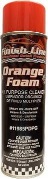 Finish Line Orange Foam All Purpose Cleaner - for Cars or Home