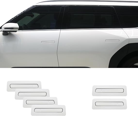 [ARMOR UP] 4+2 Practice pcs. Cutout Door Handle & Surround Sticker Wrap Compatible with 2023-24 Kia EV9 Accessories | Pa