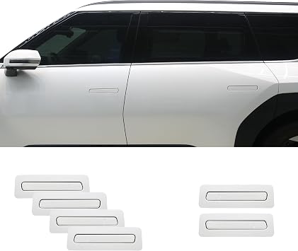 [ARMOR UP] 4+2 Practice pcs. Cutout Door Handle & Surround Sticker Wrap Compatible with 2023-24 Kia EV9 Accessories | Pa