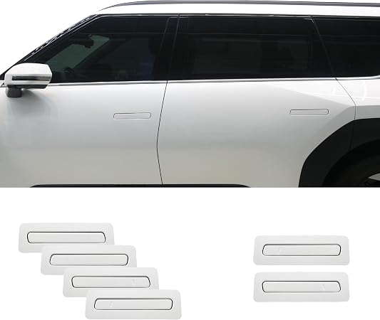[ARMOR UP] 4+2 Practice pcs. Cutout Door Handle & Surround Sticker Wrap Compatible with 2023-24 Kia EV9 Accessories | Pa