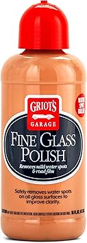 Griot's Garage Fine Glass Polish, Car Window, Windshield Polishing Cleaner for Automotive and Home, Removes Stains and W