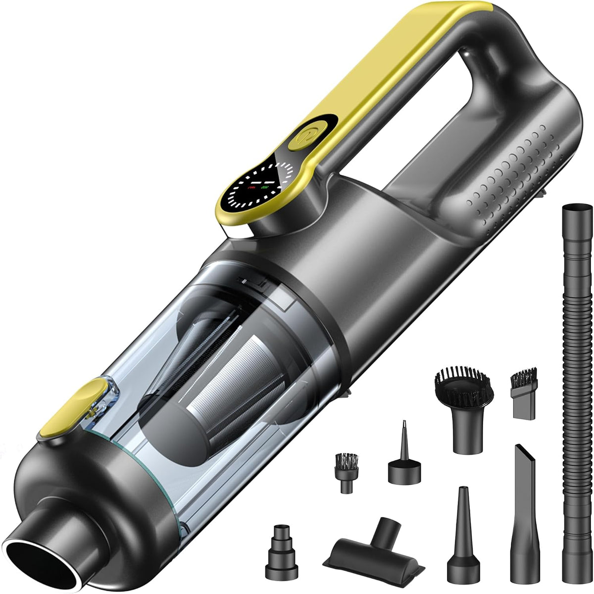 18000Pa Handheld Vacuum Cordless – 2-in-1 Air Duster