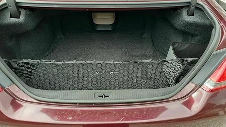 Rear Trunk Organizer Cargo Net for Toyota Avalon 2018-2023 – Envelope Style Cargo Net for Sedan - Premium Mesh Car Trunk