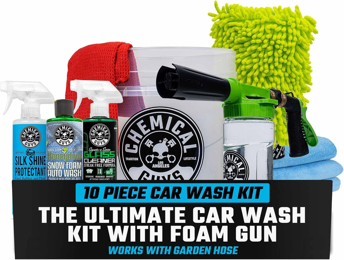 10-Piece Car Wash Kit with Foam Gun