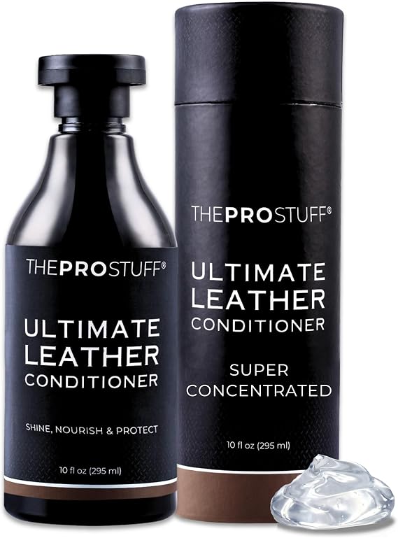 The Pro Stuff® Ultimate Leather Conditioner for Car Interior & Seats | UV Protection, Deep Restoration and Shine | Easy 