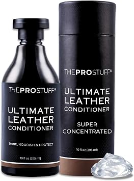The Pro Stuff® Ultimate Leather Conditioner for Car Interior & Seats | UV Protection, Deep Restoration and Shine | Easy 