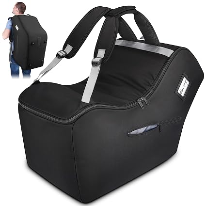YOREPEK Padded Infant Car Seat Travel Bag Backpack