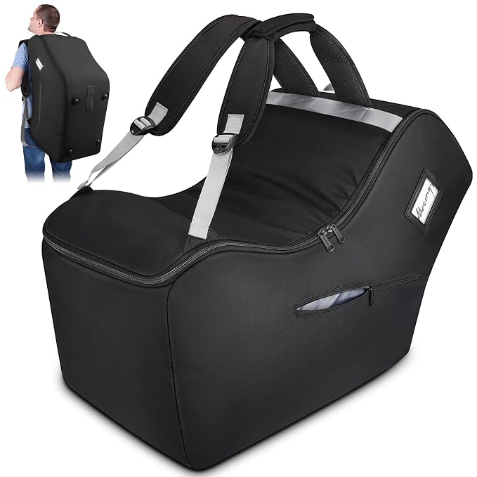 YOREPEK Padded Infant Car Seat Travel Bag Backpack