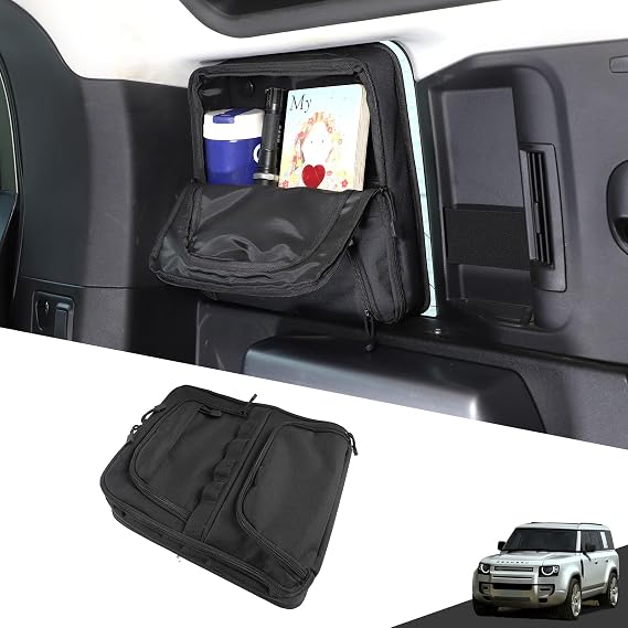 Trunk Window Storage Bog for 2020-2024 L@nd Rover Defender 110 Accessories, Oxford Cloth Car Rear Trunk Storage Organize