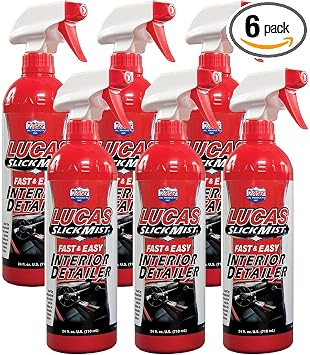 Lucas Oil 10514 Slick Mist Interior Detailer - 24 fl oz. (Pack of 6)
