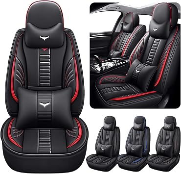 Luxury 2 Seats Car Seat Covers Protectors for Toyota FJ Cruiser 2007-2014, Back Storage Bag Design & Headrest Pillow & L