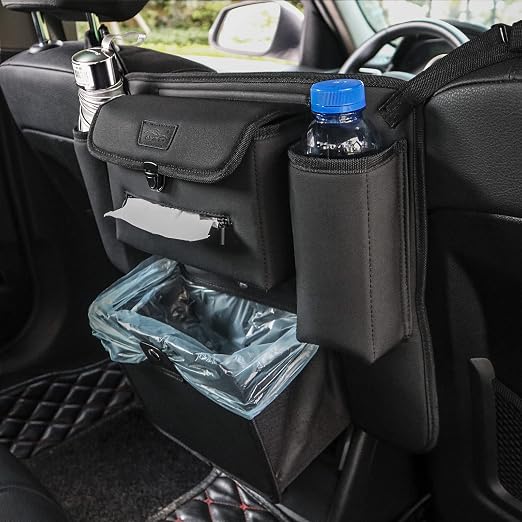 Car Organizer Between Seats, Garbage Trash Bag, Purse Holder, Dog Barrier