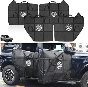 Front And Rear Door Bags Doors Protection Storage Bag Compatible With For Ford Bronco 2021 2022 2023 2024 2025 2026 4 Do