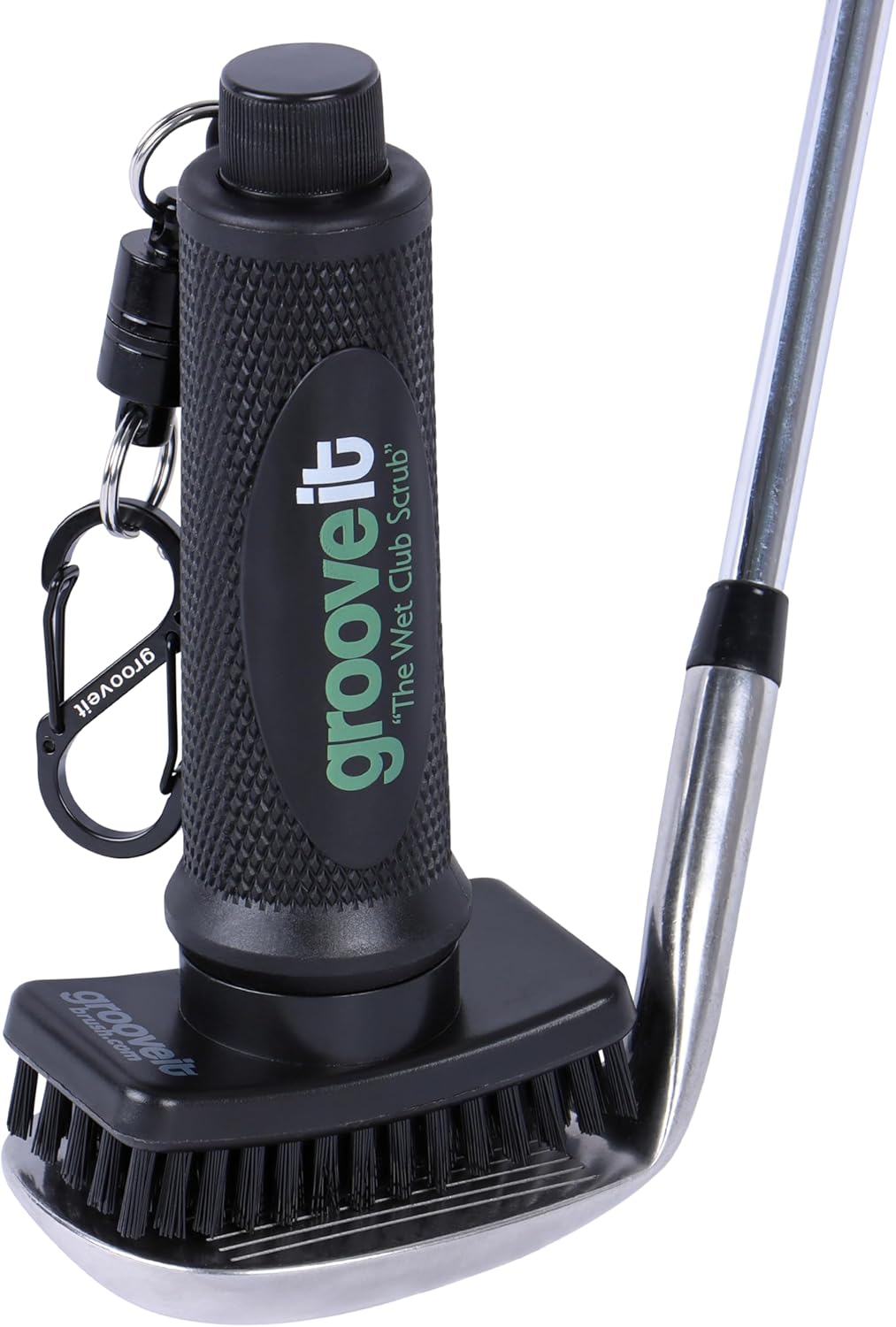 The Wet Club Scrub Golf Water Brush - 3 Year Warranty - Anti-Leak Design - Magnetic Brush with Nylon-Bristle Head - Patented Pump for Easy Cleaning - Wide Cleaning Coverage - Long Lasting