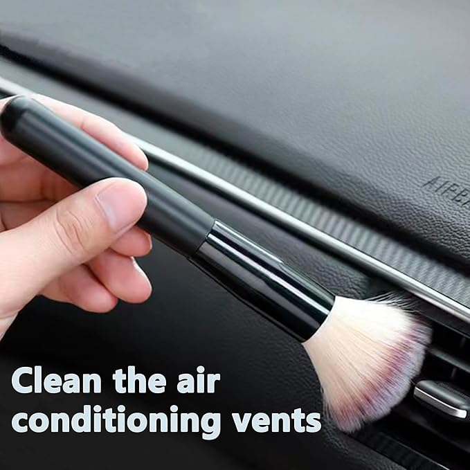 3 Pack Exquisite Microfiber Duster Brushes, Feather Duster,Car Interior Cleaning Brush - Cleaning Tool Efficient Dust Removal for Car Interior, Computers, Keyboards, Photo Frames, Digital Devices