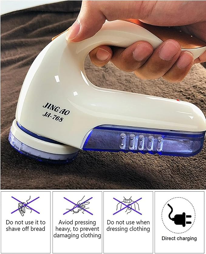 Fabric Shaver, Electric Lint Remover Portable Fabric Clothes Sweater Lint Remover Defuzzer Shaver, Remove Pills Balls Bobbles from Clothing, Carpet, Curtain Removing Machine (110V)