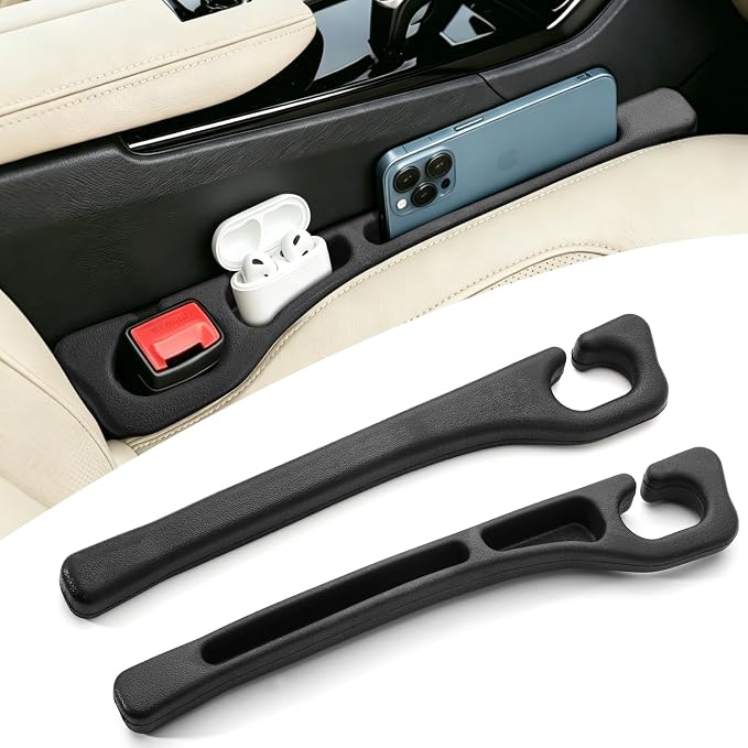 Car Seat Gap Filler Organizer for Tesla Model 3 Model Y, 2 Pack