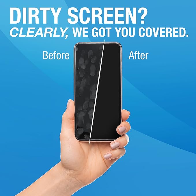 MiracleSpray for Electronics Cleaning, Safe Multisurface Cleaner for Any TV, Phone, Monitor, Keyboard, Screen, Computer, Includes Microfiber Towel - 16 Ounce Kit