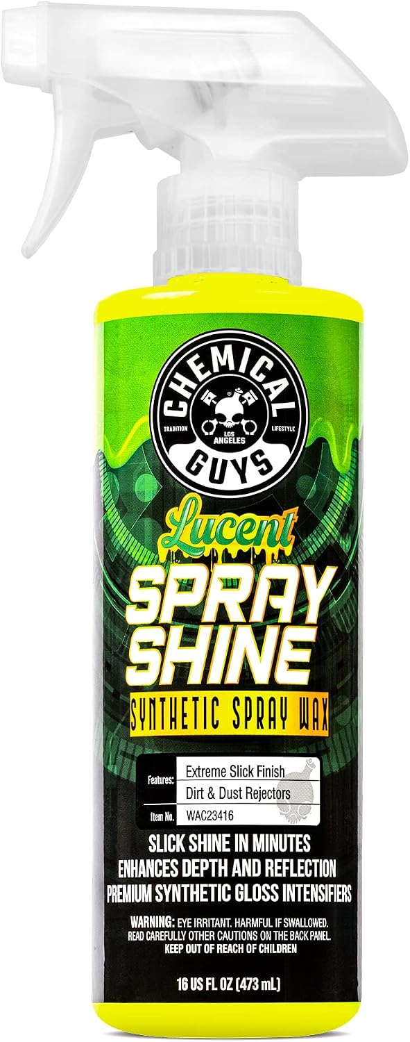 Lucent Spray Shine Synthetic Spray Wax, High Gloss, 16 oz