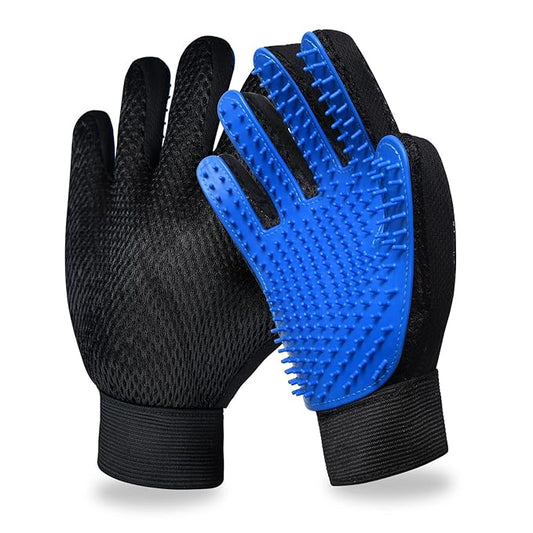 Cat Grooming Glove Brush,Pet Hair Remover Tool,Reusable Dog Hair Fur Remover for Carpet,Furniture,Couch,Clothes,Eco-Friendly and High efficiency
