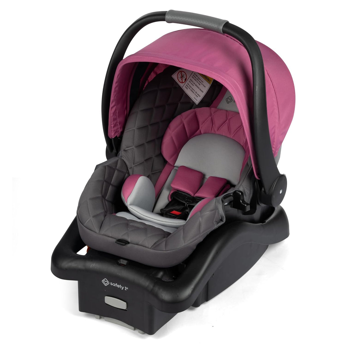 OnBoard™ Insta-Latch™ DLX Infant Car Seat with Base, Baby Car Seat for 4-30 lbs., Rear Facing Car Seat, Beach Rose
