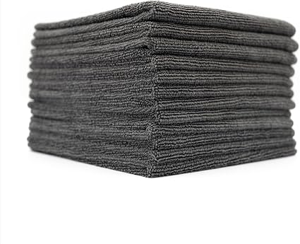 The Rag Company - All-Purpose Microfiber Terry Cleaning Towels - Commercial Grade, Highly Absorbent, Lint-Free, Streak-F