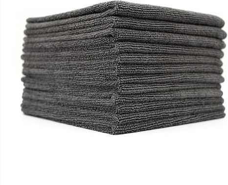 The Rag Company - All-Purpose Microfiber Terry Cleaning Towels - Commercial Grade, Highly Absorbent, Lint-Free, Streak-F