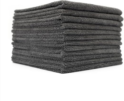 The Rag Company - All-Purpose Microfiber Terry Cleaning Towels - Commercial Grade, Highly Absorbent, Lint-Free, Streak-F